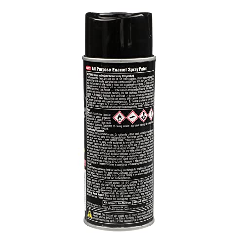 CRC All Purpose Enamel Spray Paint 18005 10 Wt Oz., Gloss Black