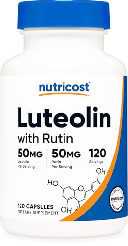 Nutricost Luteolin with Rutin Complex 100mg 120 Capsules Gluten-Free