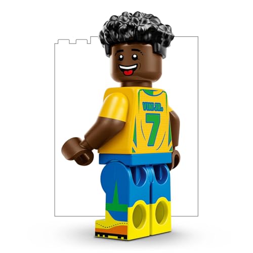 Image of LEGO Editions Vini Jr. - Soccer Highlights - Soccer Decor - Building Set for Kids - 43027