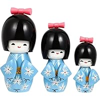 木製コケシ風人形 黒い着物 花柄 615FjfKmylL._AC_UF894,