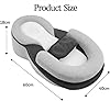 Gotvspt Baby Lounger Pillow for Infant Support Cushion Reflux Breastfeeding Pillow, Bottle Feeding, Tummy Time, Adjustable Baby Wedge Lounger Pillow for Reducing Spit-Up #1