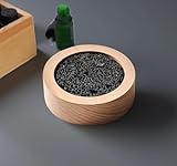 Lava Stone Diffuser, Solid Wood Base, Can Be Used for Long-Time Scent Emission, Needs to Be Used with Essential Oils.