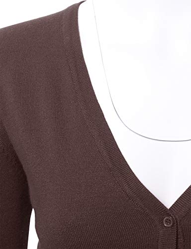 Image of Allsense Women's Long-Sleeve V-Neck Cardigan Sweater | Button Down, Lightweight Soft Knit