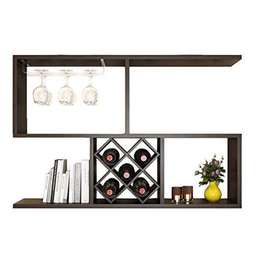Soporte para botellas de vino negro miniatura 3