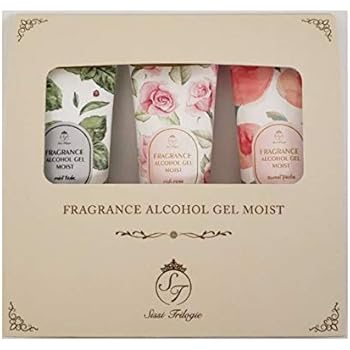 Amazon Co Jp テレビcm放映中 フレグランスアルコールジェルモイスト 3種の香り 3本セット ふんわり香る しっとり保湿 ハンドクリーム感覚のアルコールジェル ビューティー