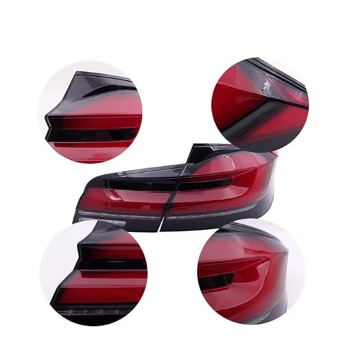 Feux arrière à LED pour BMW Série 5 F10 F18 2011-2016 rouge - 6