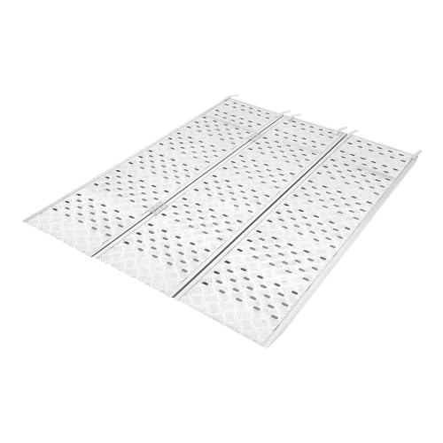 Rampa plegable de aluminio 54 x 77 in. para carga pesada miniatura 1