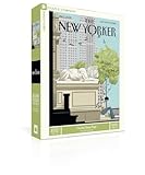 New York Puzzle Company - New Yorker On The Same Page - 1000 Piece Jigsaw Puzzle for Family Game Nights by Sergio García Sánchez