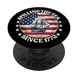 funny 4th of july spilling the tea since 1773 fourth of july popsockets popgrip intercambiabile