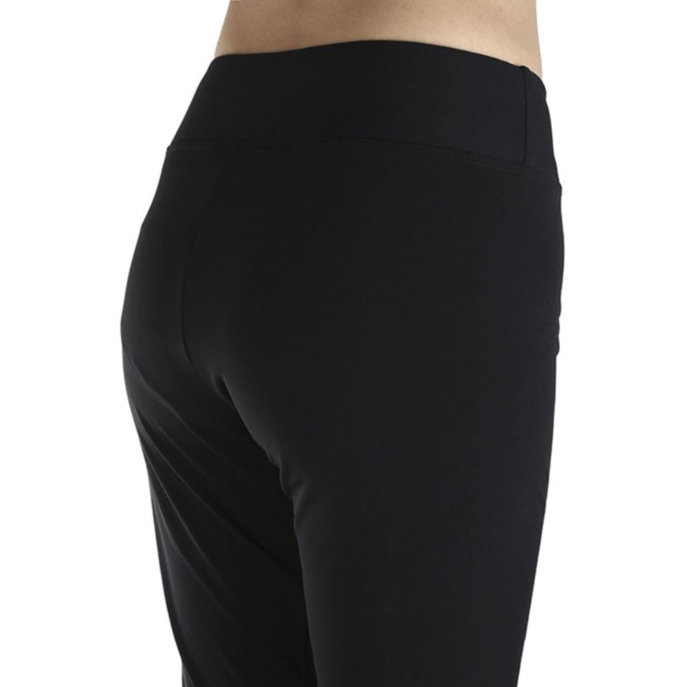 Pantaloni da pattinaggio artistico, foderati in pile, colore nero | Questi pantaloni foderati in pile mantengono i pattinatori caldi e comodi durante lunghi allenamenti sul ghiaccio.