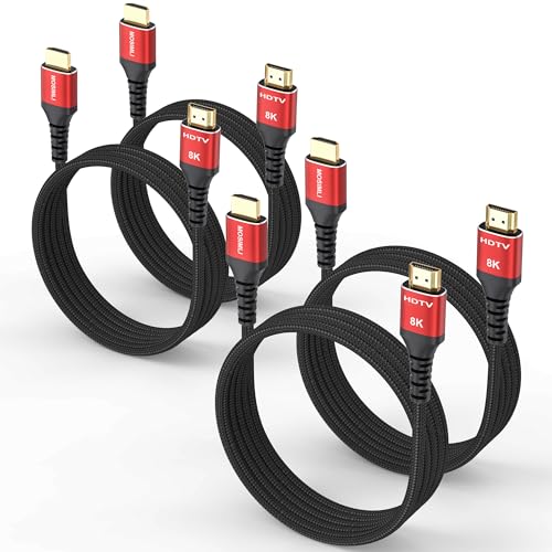 Câble HDMI 8K performant en lot de 4 pour une fluidité absolue sur PS5