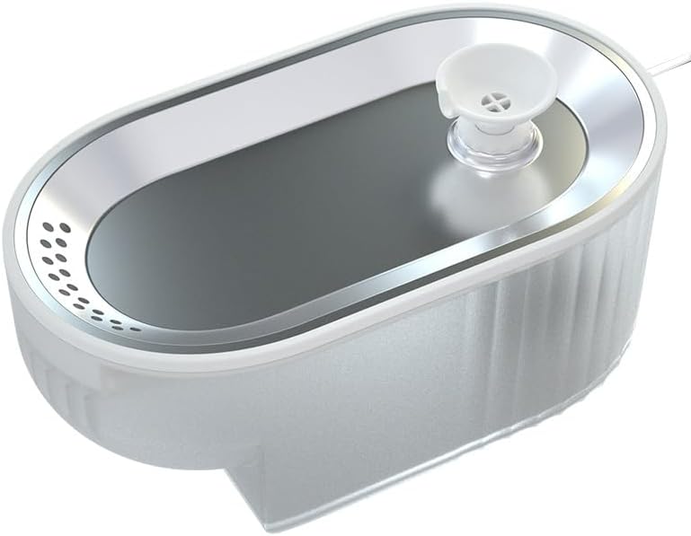 [Tumanld]ペットドリンカー ペット用自動給水器 ホース出口 金属物質 ステンレス製ドリンキングトレイ モバイルウォーターペッ 夏のおすすめアイテム