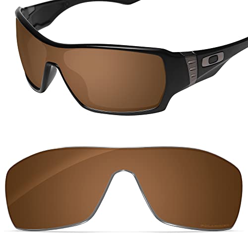Image of Performance Replacement Lenses Compatible with Oakley Offshoot OO9190 Polycarbonate Polarized Etched-Nut Brown
