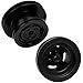 Vgoohobby Metal Beadlock Wheel Rims RC Wheel Hub Compatible with MN Model MN90 MN99 MN-91 FJ-45 1/12 RC Car (Black)
