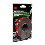 3M Super-Strength Molding Tape, 1/2 in x 15 ft, High Strength Double-Sided Adhesive, Permanently Attaches Side Moldings, Trim and Emblems to Interior and Exterior of Vehicles (03614) - Image 2