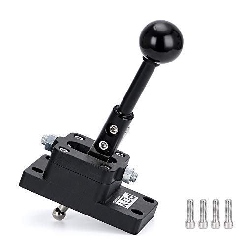 T56 6-Speed Short Throw Shifter w/Base Shift Knob Billet Compatible with Camaro/Firebird F-Body LS1 93-02 Black