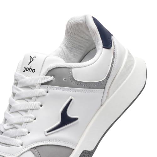 Image of YOHO Men's Sneakers Flo & Blazer | Stylish & Comfortable | Low Top, Lace Up Casual Shoes for Man /Gents