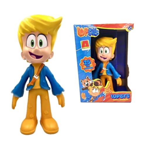 Boneco Lopers Minecraft Vinil Articulado 25cm