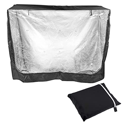 SEIWEI Rabbit Hutch Cover 210D Oxford Cloth Waterproof Pets Cage House Cover fit 48