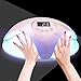 Produktbild FXNB Manicure 48W Uv-Led-Nagellampe Gel-Nagellack-Trockner-Maschine Aushärtelampe Automatische Erkennung Mit 4 Timer, Kann Zwei Hände Gleichzeitig Aufnehmen, Rosa