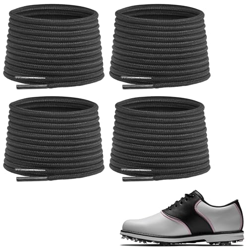 NDTEZUGT 2 Pairs Golf Shoelaces for FootJoy Premiere Series, Black, 36"