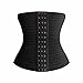 Sunzel Waist Corset Weight Loss Sport Body Shaper Tummy Fat Burner (XXL, Black)