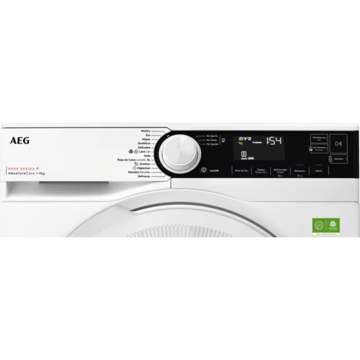 Secadora Bomba de Calor AEG TR839T4PBC 9kg AbsoluteCare Serie 8000