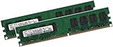 pc2-6400 ddr2 800 mhz 16gb Speichergröße: 2048MB Samsung 2GB Dual Channel Kit Original 2X 1 GB 240 pin DDR2-800 (800Mhz, PC2-6400U, CL6) Non ECC, unbuffered (2X M378T2953QZS-CF7) für DDR2