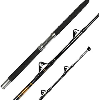 Fiblink 1-Piece/2-Piece Saltwater Offshore Heavy Trolling Rod Big Game Roller Rod Conventional Boat