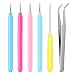 FENGWANGLI 6PCS Paper Quilling Kits Handmade Rolling Curling Quilling Needle Pen for Art Craft DIY Paper Multifunction DIY Paper Cardmaking Project Tools Set