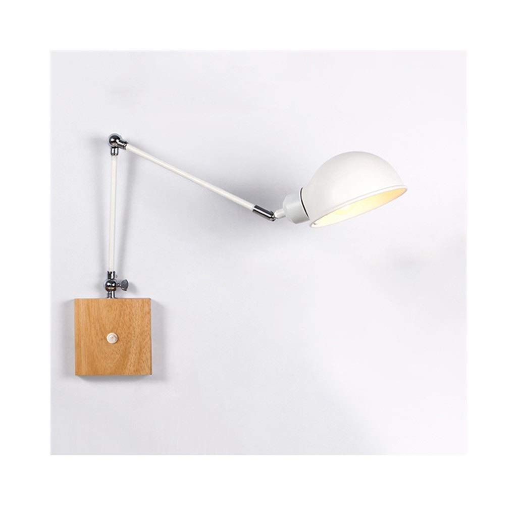 XACC2 Adjustable Wall Lamp, Bedroom Bedside Industrial Wind Creative Wall Telescopic Lamp cxff,Colour:A (Color : A)