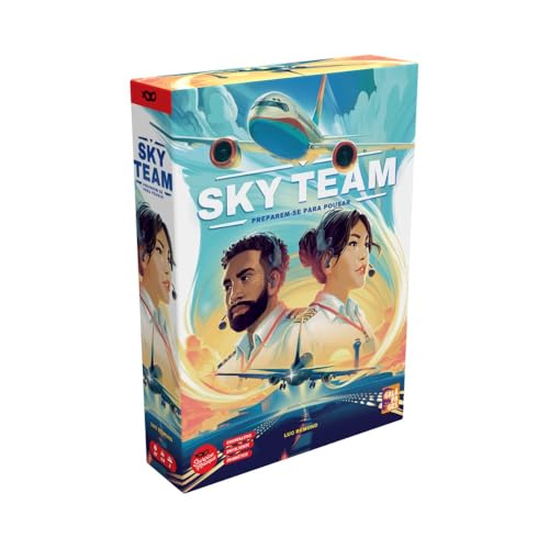 Galápagos, Sky Team, Jogos para Gamers, a partir de 14 anos, para 2 jogadores, partidas de até 20 mi