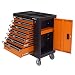 Produktbild Holmwerk Werkstattwagen Profi leer orange Montagewagen Werkzeugwagen Assistent 7 Schubladen mit Vollauszug
