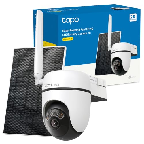 Miniatura 8 de Tapo C615G Kit - Cámara vigilancia WiFi Exterior 360°, 4G y WiFi, 2K, Solar | Detección de Movimiento, Personas, Mascotas y Vehículos. Con Panel Solar. Alarma Luz y Sonido. App Tapo.