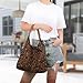 Jywmsc Leopardo Bolso Tote para Mujer Gamuza Cuero Cheetah Print Hobo Bolso Hombro Grande Bolso Satchel Vintage Imagen de Jywmsc Leopardo Bolso Tote para Mujer Gamuza Cuero Cheetah Print Hobo Bolso Hombro Grande Bolso Satchel Vintage