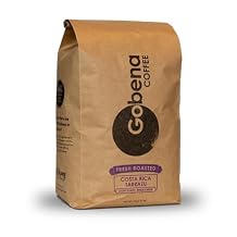 Gobena Coffee 5lb Costa Rica Tarrazu Whole Bean Light Roast, 80 oz, Bulk Coffee, 100% Arabica