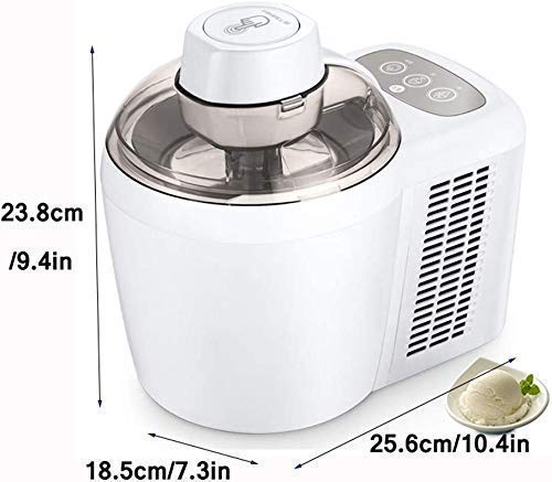 LLSS Automatische Eismaschine, 600 ml Haushalt Intelligente Sorbet-Frucht-Joghurt-Maschine, mit Countdown-Timer… – Bild 8