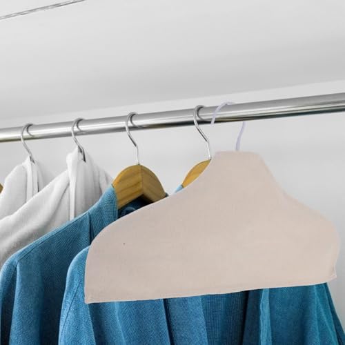 Housses de protection pour cintres en coton lot de 3 tailles assorties anti-poussière - 7