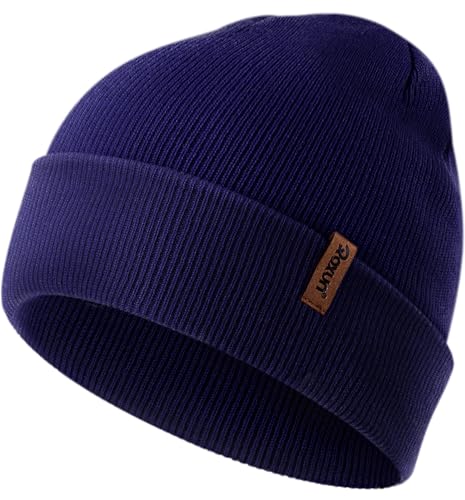 ROXUN Knit Cuffed Beanie for Men/Women, Soft Warm...