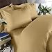 Elegance Linen ® 1600 Thread Count EGYPTIAN QUALITY 4 pcs Sheet set, Deep Pocket Up to 16" - Wrinkle Resistant - Wrinkle Resistant - All Size and Colors , QUEEN , Gold