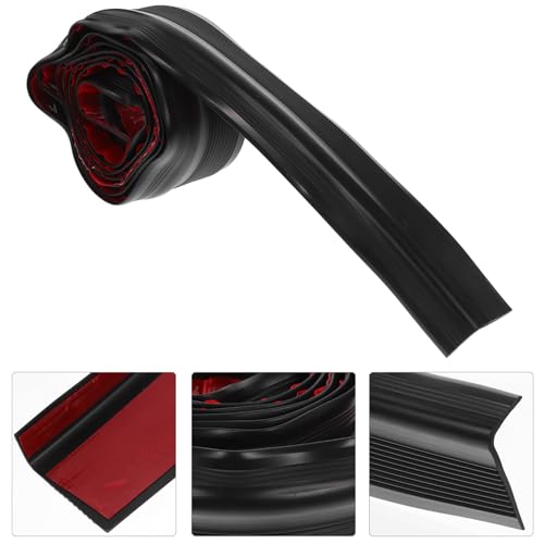 Tira de protección PVC escaleras de antideslizante negra para bordes 3