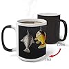 STVNKML Color Changing Mug 11oz Heat Activated Coffee Mug Various Type of Fishing Baits Novelty Cup with Funny Designs Magic Ceramic Mugs for Christmas Gift Birthday Wedding #1