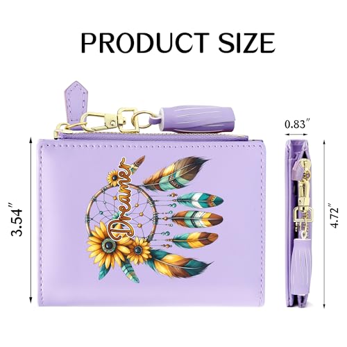 Personalized Women's Wallet with Accessory Patterns,Holiday Gift, Birthday Gift for Mom, Wife, Girlfriend, Graduation Gift for Classmates and Teachers 1062f4