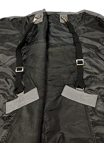 Horses, Coperta Da Paddock Per Cavallo Turnout 200 Gr, Impermeabile, Imbottita, Resistente, Con Cinghie Ad Incrocio, Blu 155 Cm - 7