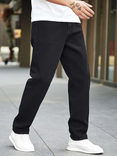 Image of KOTTY Men's Straight Fit Jeans - Premium Stretch Denim for Comfort, Style, and Casual Versatile Wear