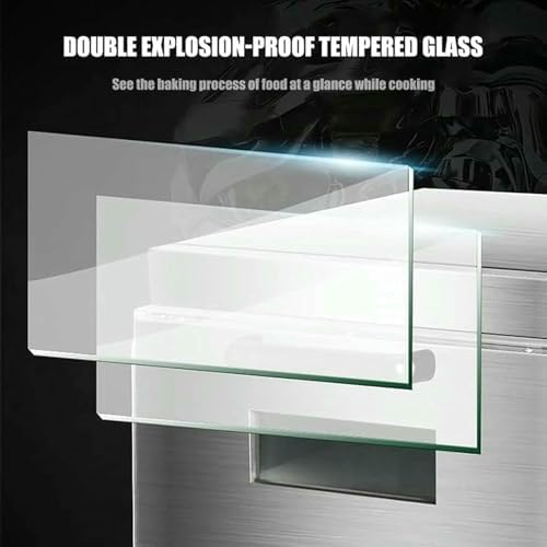 Electric Pizza Oven, Commercial Stainless Steel Pizza Maker with Timer, Multipurpose Home and Restaurant Oven for Perfect Pizza Cooking