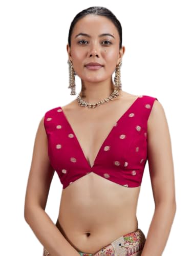 Dhatrika Ethnic pink banarasi silk saree – image 4