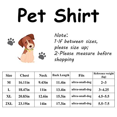 XIYIPIAN Personalised Matching Dog and Owner Shirt, Breathable Doggy Vest, Women ShortSleeve Tee, Soft Pet Clothing for Small Dog Cat, Add Photo/Name/Text - Image 4