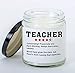 Teacher Candle Teacher Would Have Five Stars Thank You Gift for Teacher Men Women from Student, Teacher Gift for Birthday Christmas Teacher Day House Dining Table Decoration Home Gift