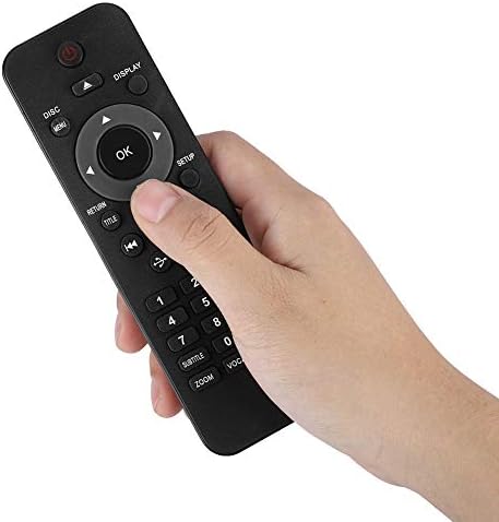 DVD Remote Control,Durable DVD Replacement Remote Control Remote Control for Philips DVP5982C1/37B DVP3350K,Remote Control Distance Over 8 Meters